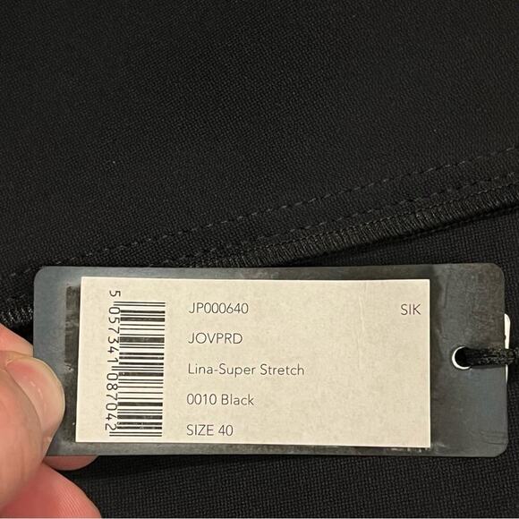 Joseph Lina Super Stretch Knit Midi Dress In Black NWT - Picture 5 of 10